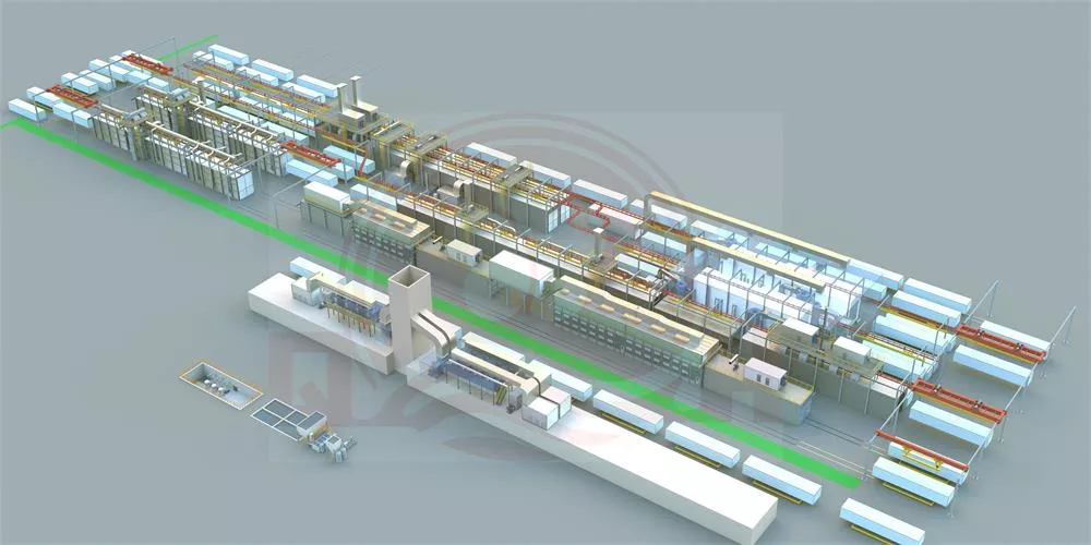 专用车辆、工程机械喷粉喷漆智能化涂装生产线