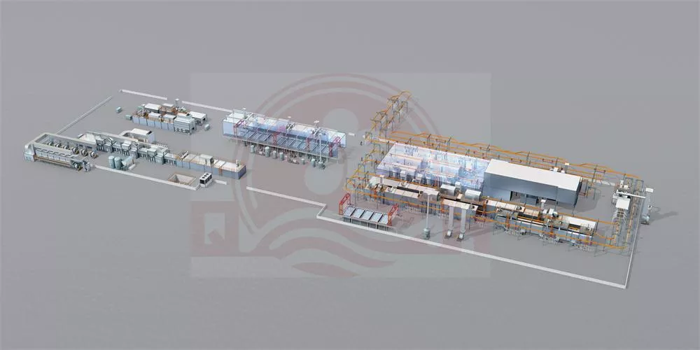 叉车零部件喷粉、喷漆智能化涂装生产线